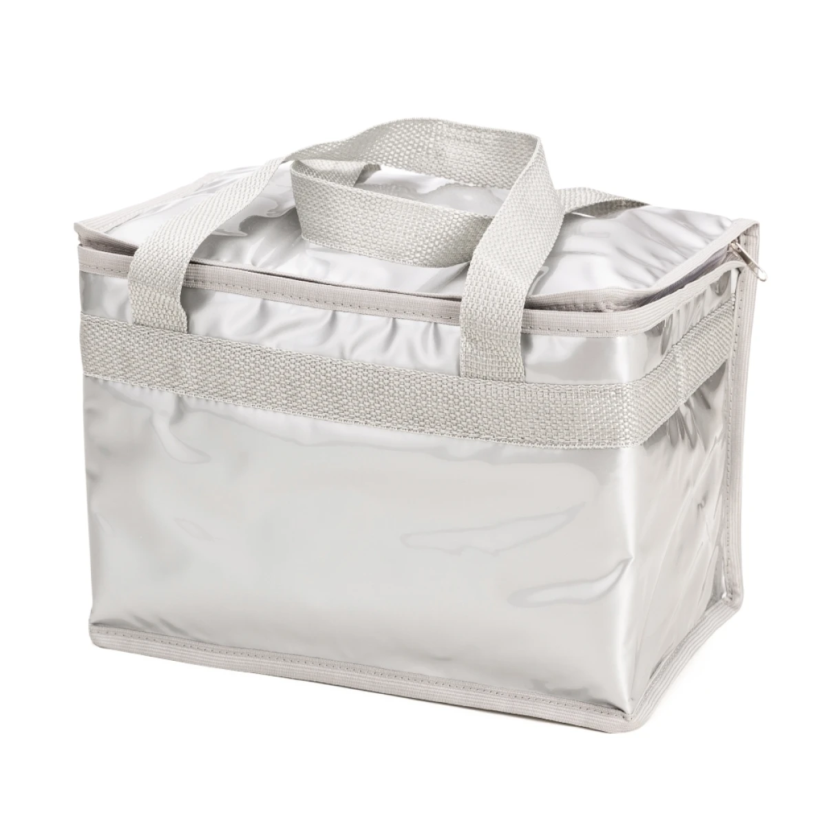 Bolsa térmica branca com alças para personalização